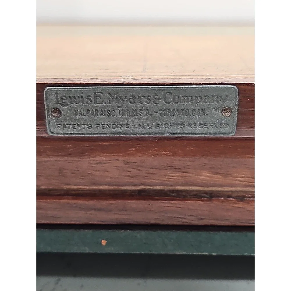 Antique 1923 Chautauqua Industrial Art School Desk Lewis E. Myers & Co Education - Picture 10 of 16
